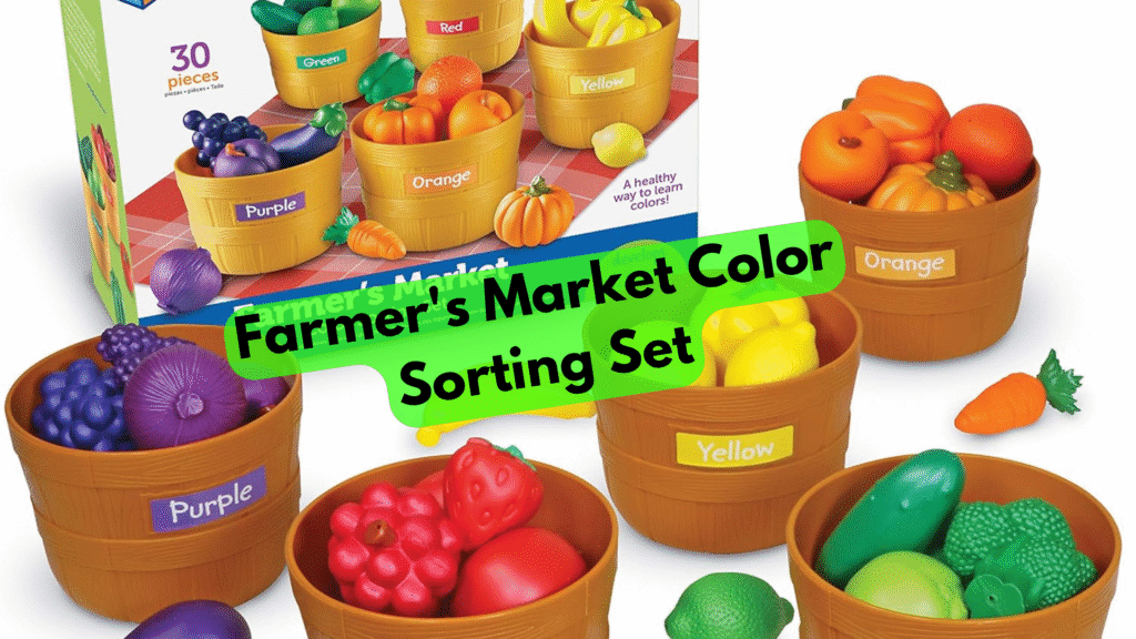 Fresh Play Ahead: 3 Levels of Learning with the Farmer’s Market Set